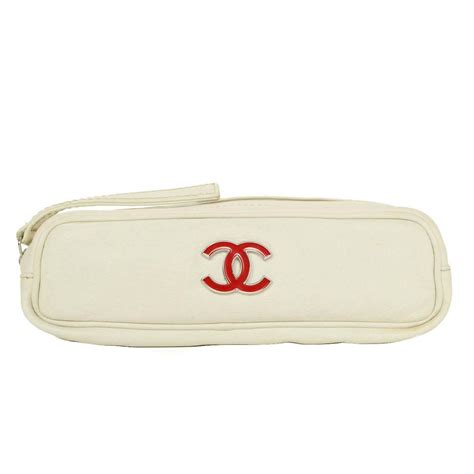 chanel pencil pouch